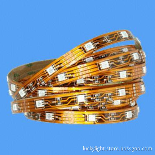 5m/Roll Yellow 3528 SMD LED Strip with 24W Power and 12V DC Voltage